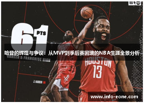 哈登的辉煌与争议：从MVP到季后赛困境的NBA生涯全景分析