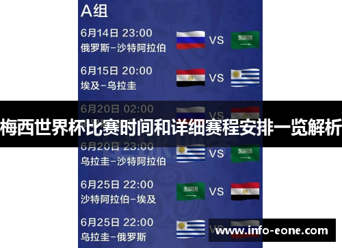 梅西世界杯比赛时间和详细赛程安排一览解析