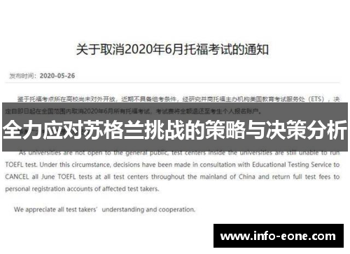 全力应对苏格兰挑战的策略与决策分析